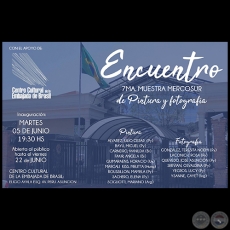 Encuentro 7Ma. Muestra Mercosur de Pintura y Fotografa - Martes, 05 de Junio de 2018